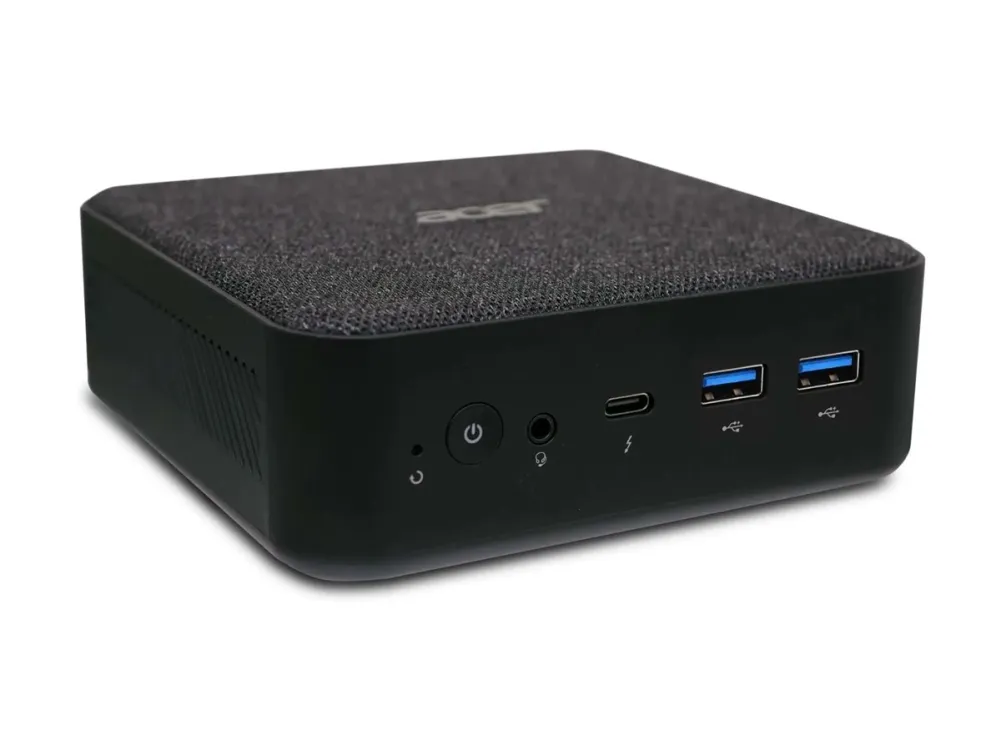Acer Revo Box RB102-13U5U - Barebone - mini PC 1 x Core i5 i5-1334U / op til 4.6 GHz - RAM 16 GB - SSD 512 GB - Intel Iris Xe Graphics - Gigabit Ethernet, IEEE 802.11ax (Wi-Fi 6), Bluetooth - Win 11 Pro