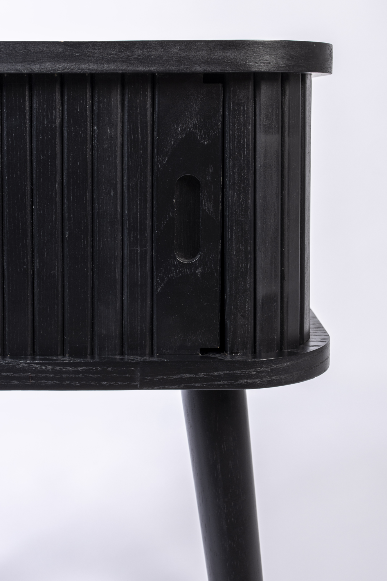 Bijzettafel Barbier zwart eiken