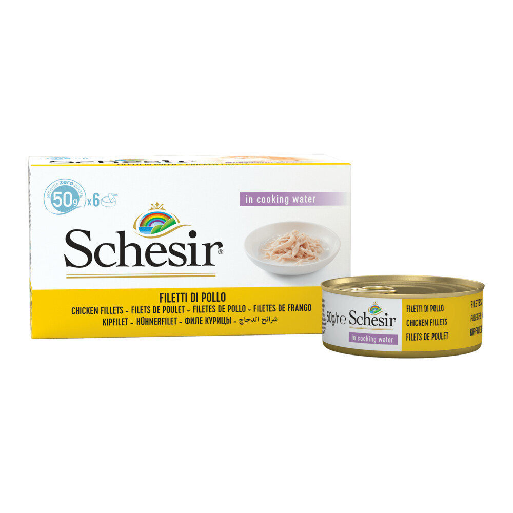 Schesir Kattenvoer Kipfilet - Rijst6 x 50 gr
