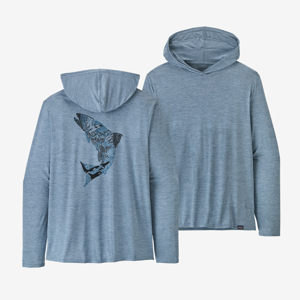 Capilene Cool Daily Graphic Hoodie für Herren – Relaxed Fit