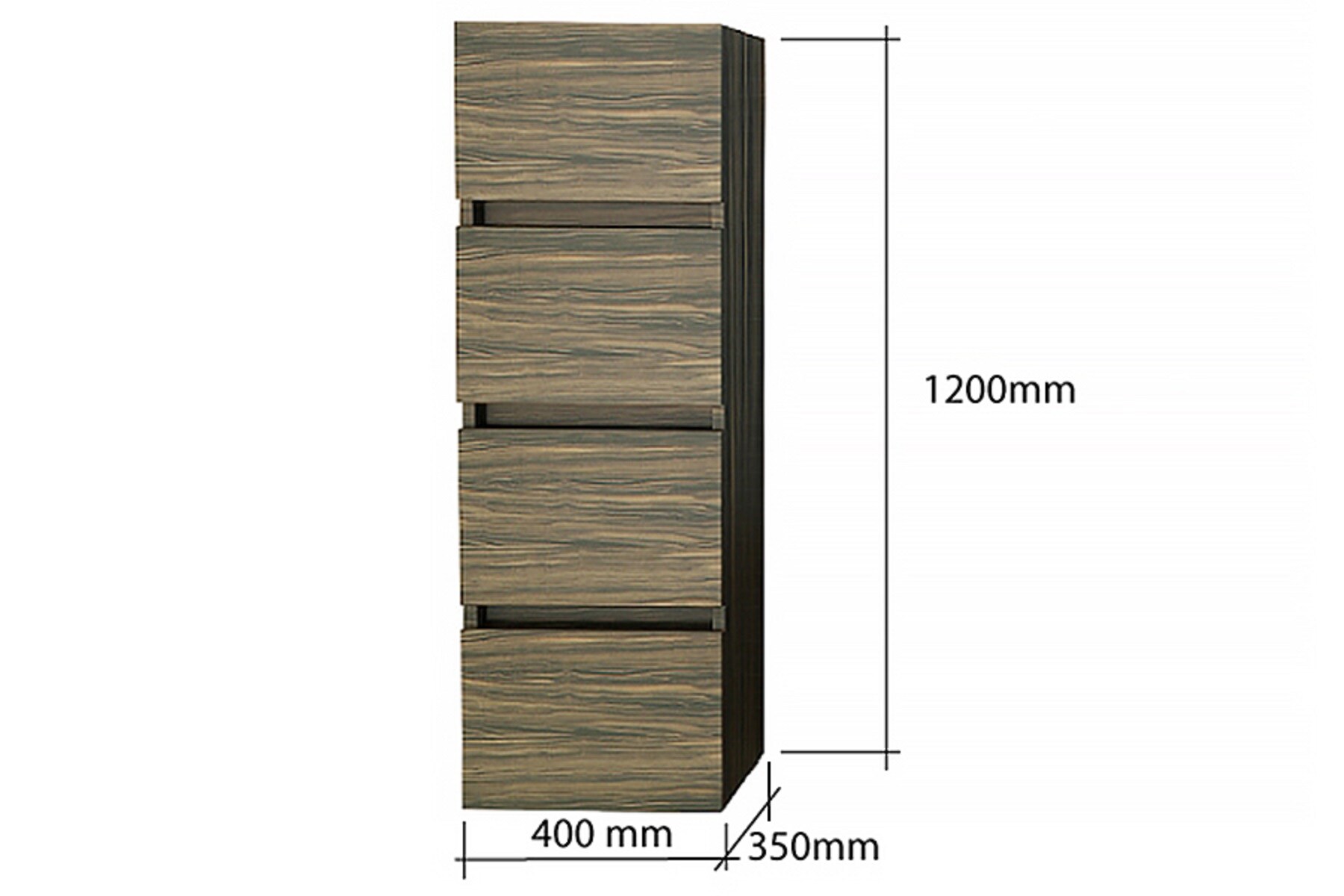 Jet-Line Badschrank KUFSTEIN 120x40x35cm