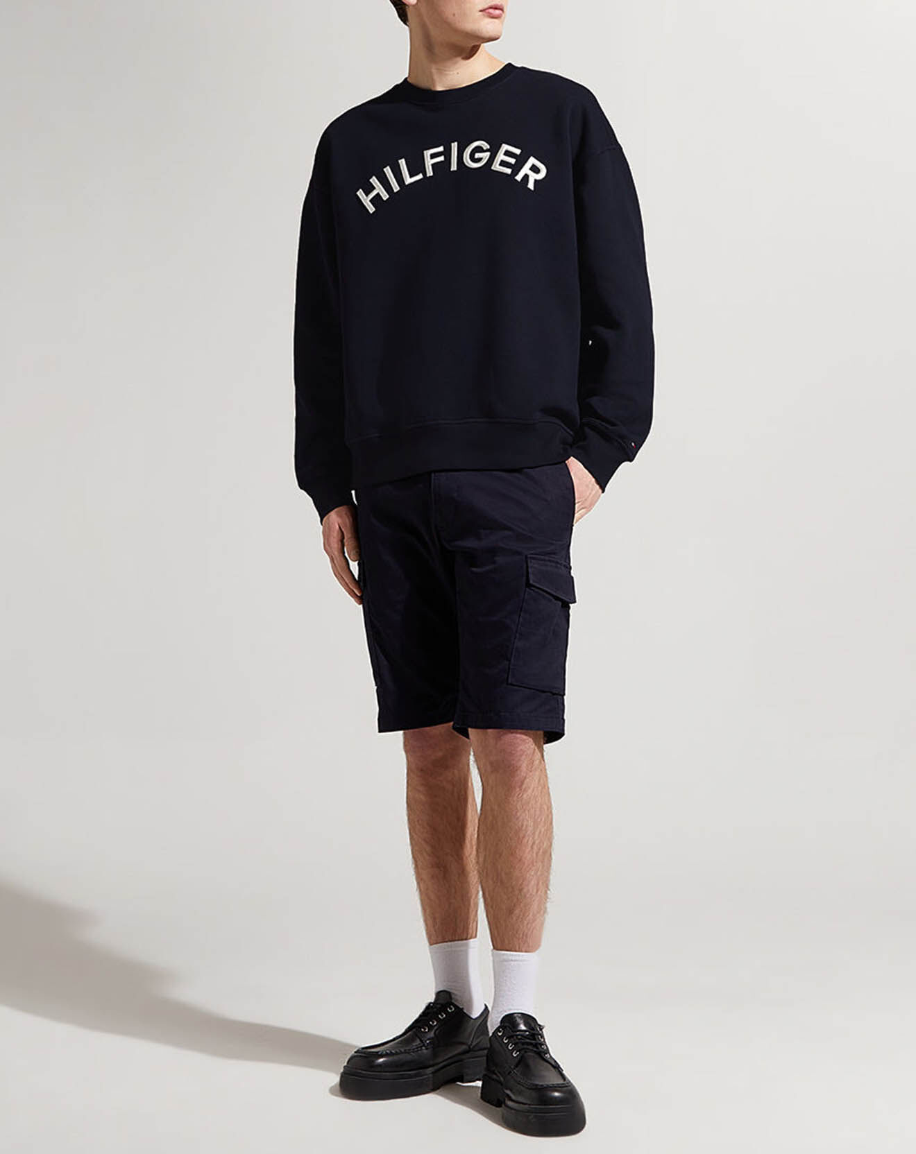 Tommy Hilfiger Sweat Arched bleu marine