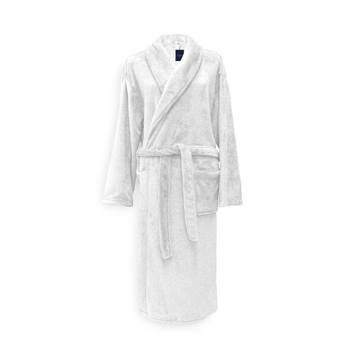 Yellow Fleece Badjas Bozzolo - white - S