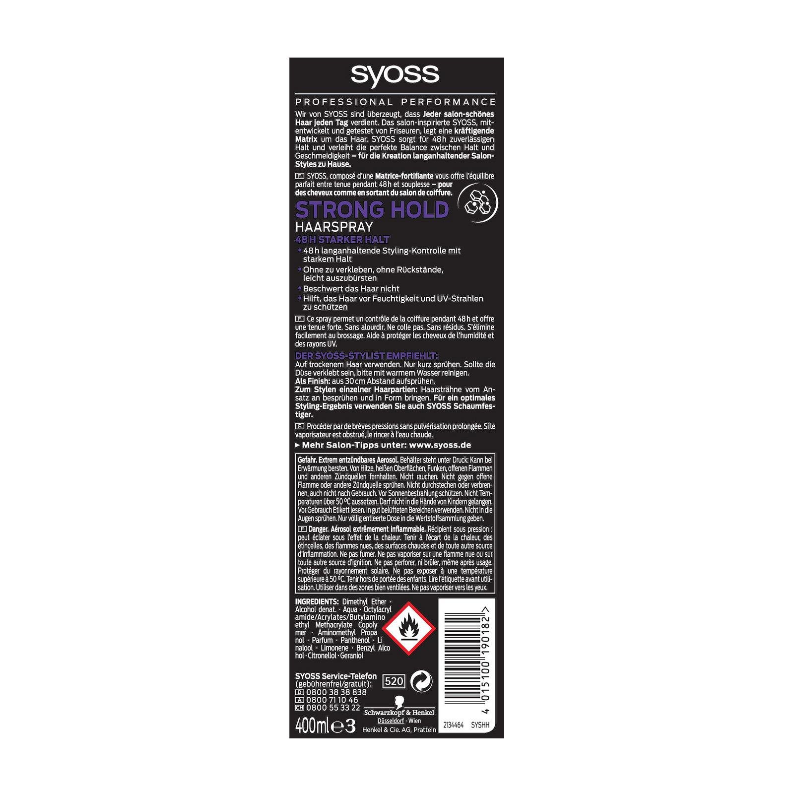 Syoss Strong Hold Haarspray
