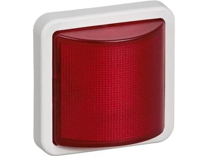 LAURITZ KNUDSEN Opus® 74 signallampe LED 24V AC/DC, konstant/blink rød.