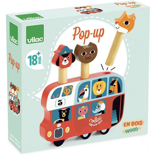 Vilac pop-up spel - bus