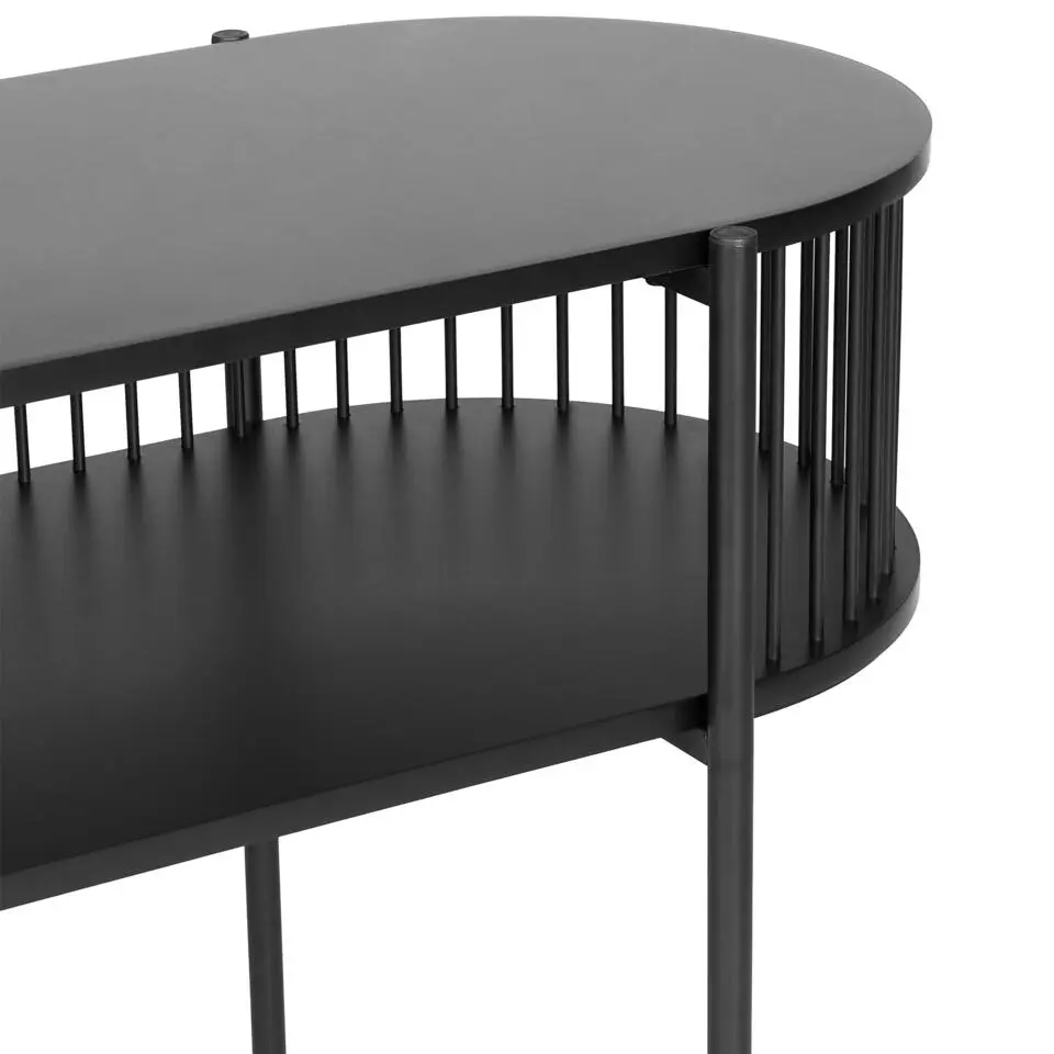 BIRSON - Consoletafel - Zwart - MDF