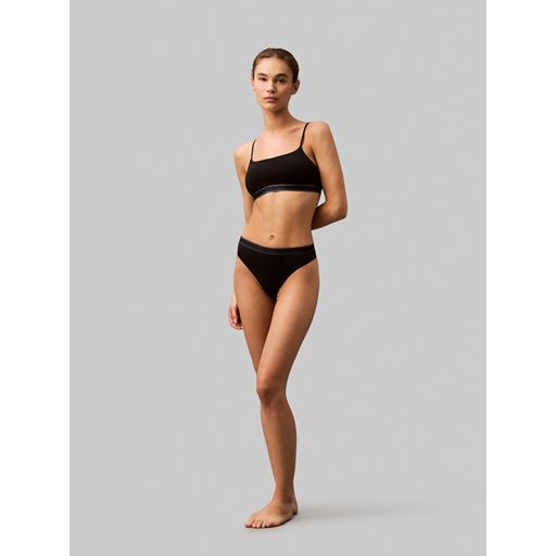 Calvin Klein Thong, Black/Ink Logo, M