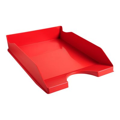 Exacompta Ecotray - Corbeille à courrier rouge