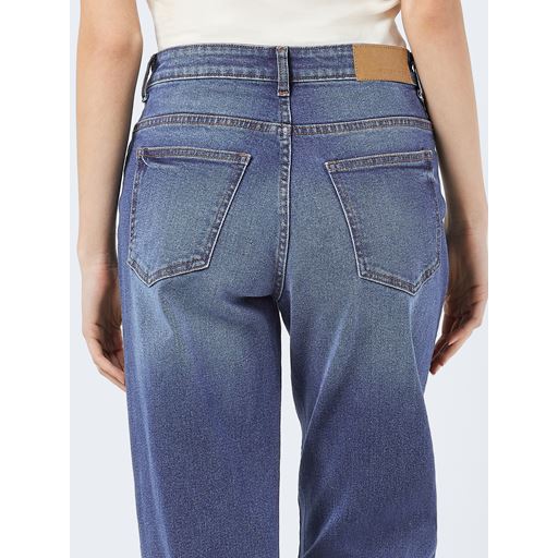 Noisy May Yolanda Wide Jeans, Medium Blue Denim, W31/L32