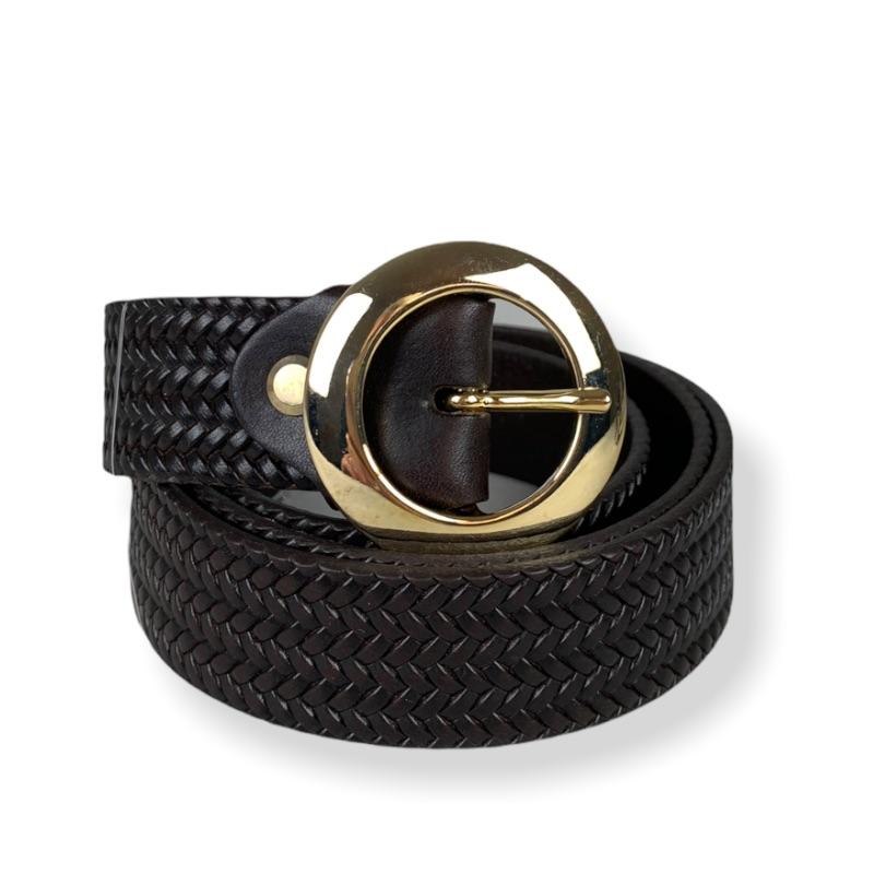 Milano Belts Dames Centuur Tropea Donkerbruin