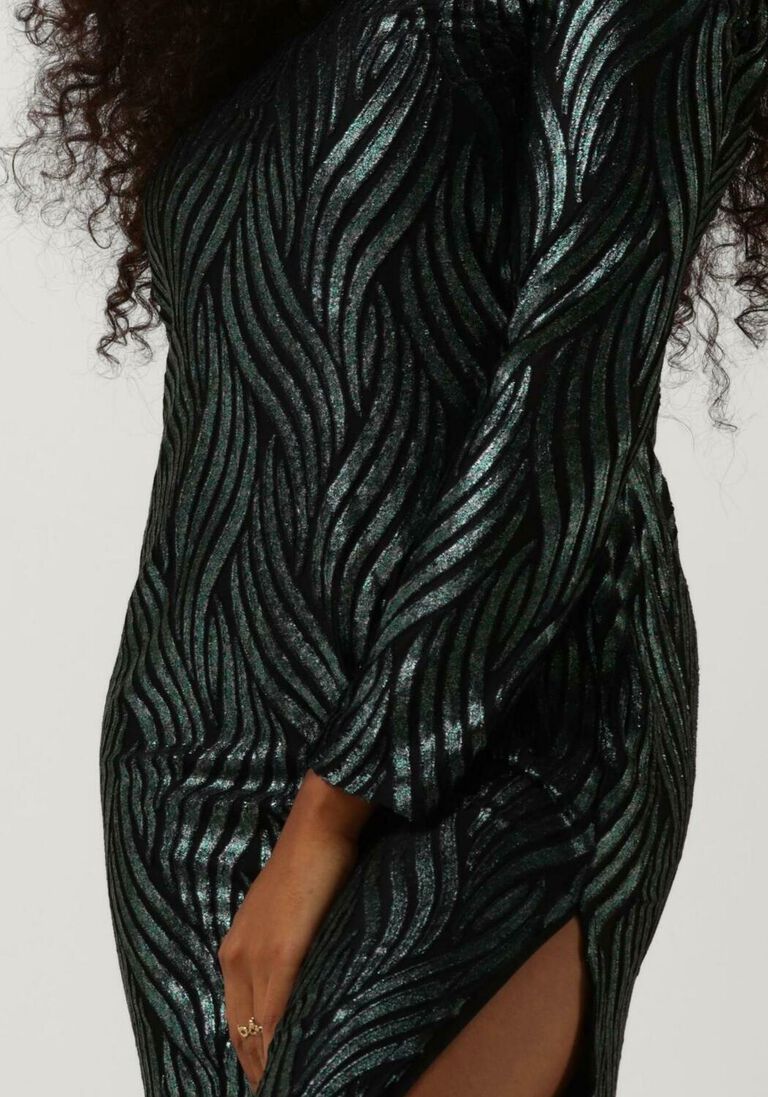 ANA ALCAZAR zwarte ana alcazar midi jurk 049440-3310