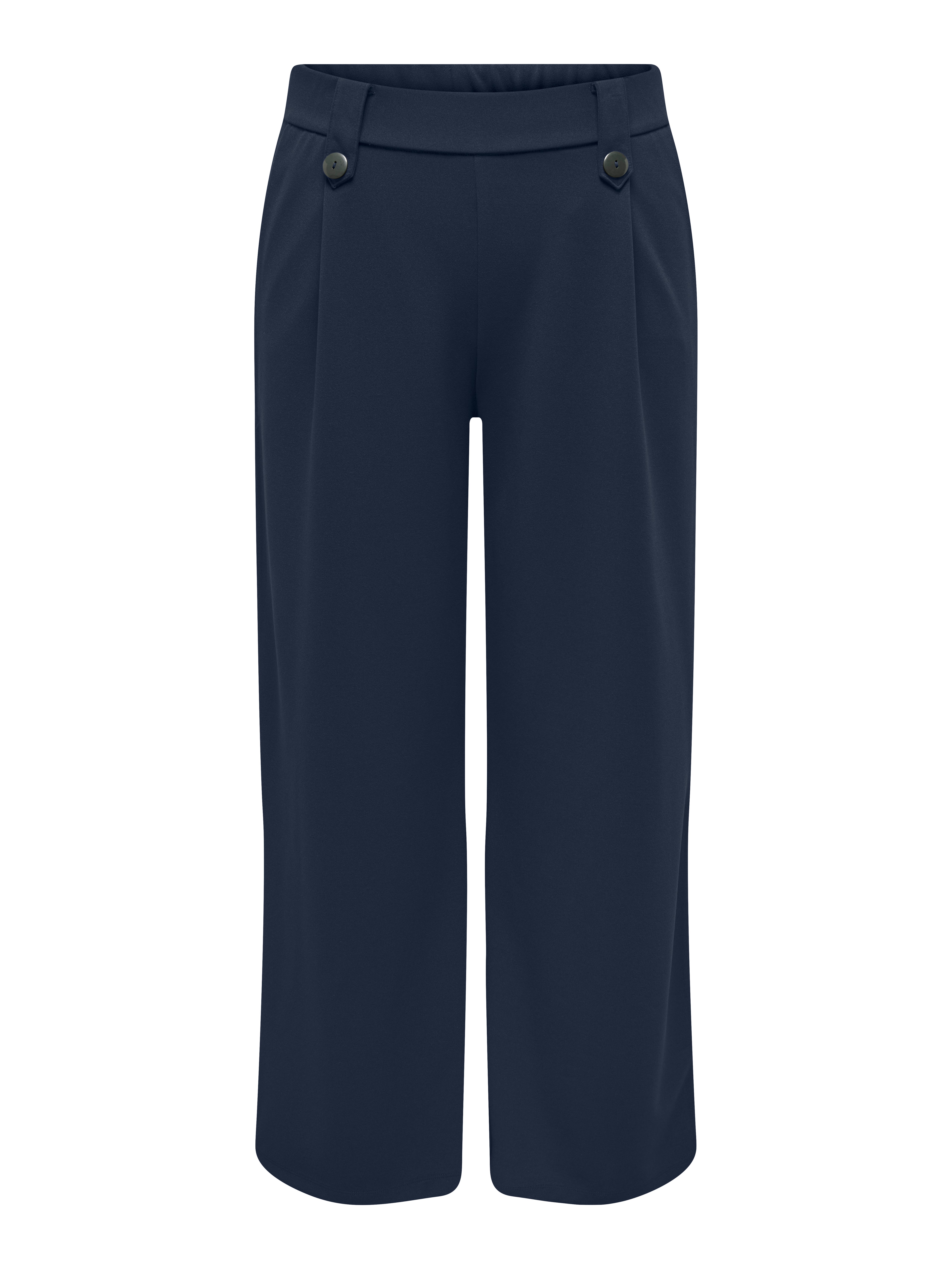 CARSANIA Normal geschnitten Hose mit weitem Beinschnitt Navy Blazer