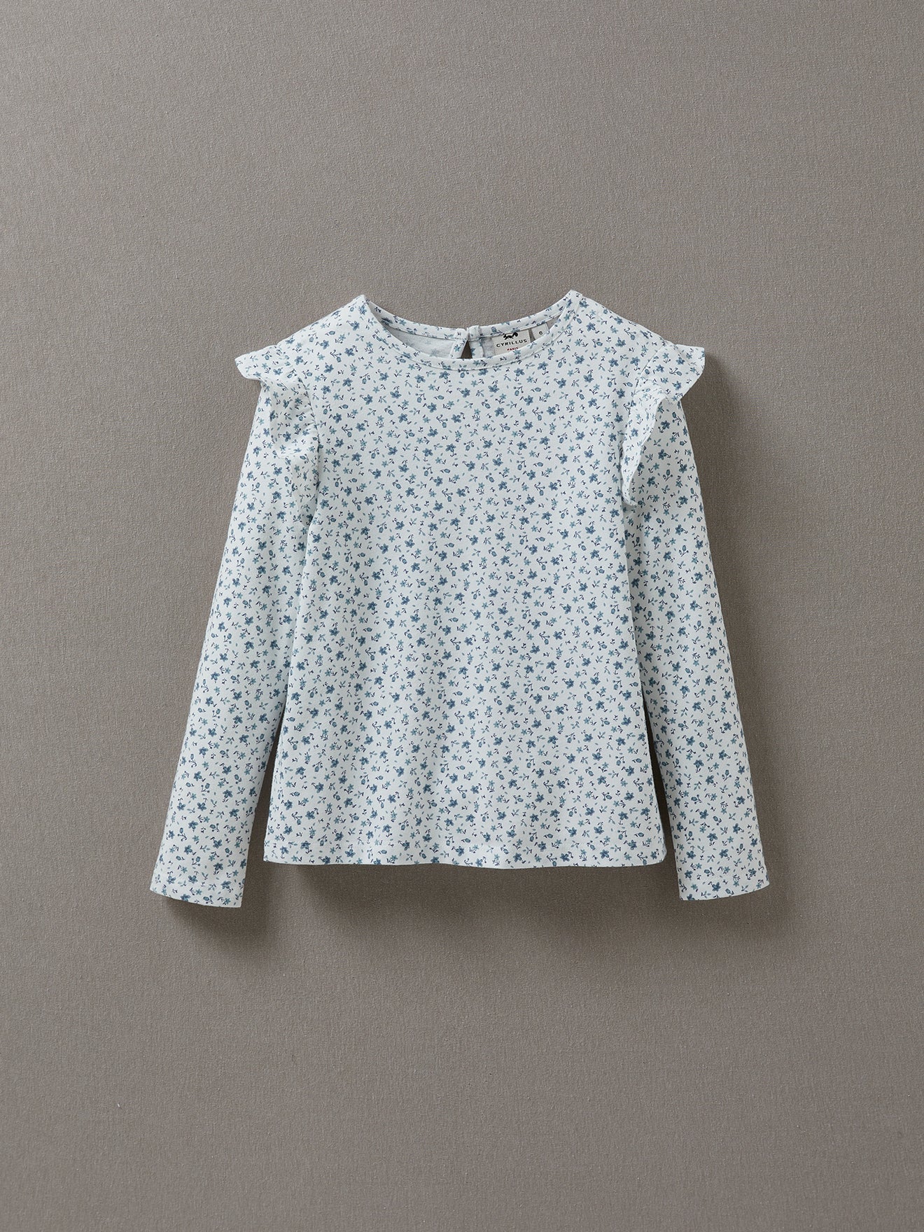 T-shirt à froufrou fille - Coton bio