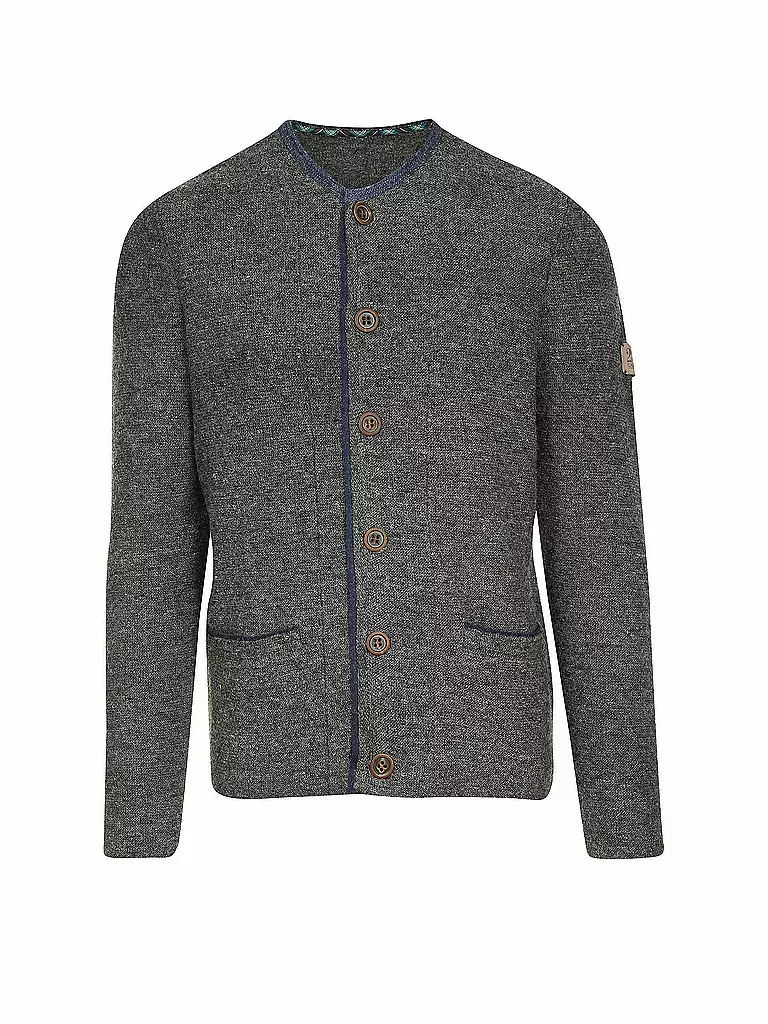 GRASEGGER Trachten Strickweste  grau