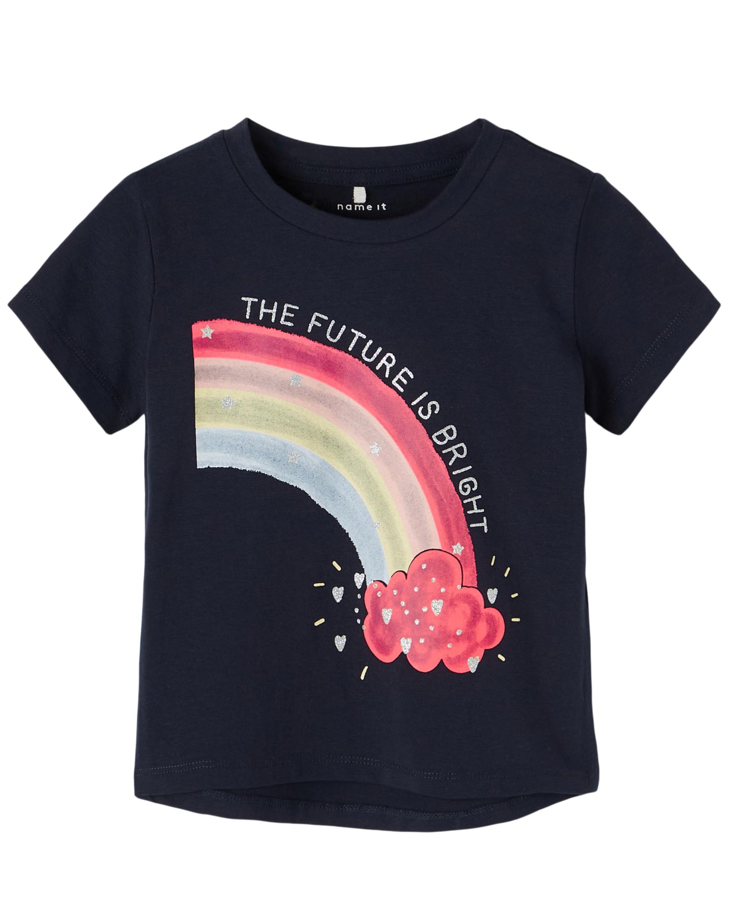 T-Shirt NMFFINA in dark sapphire