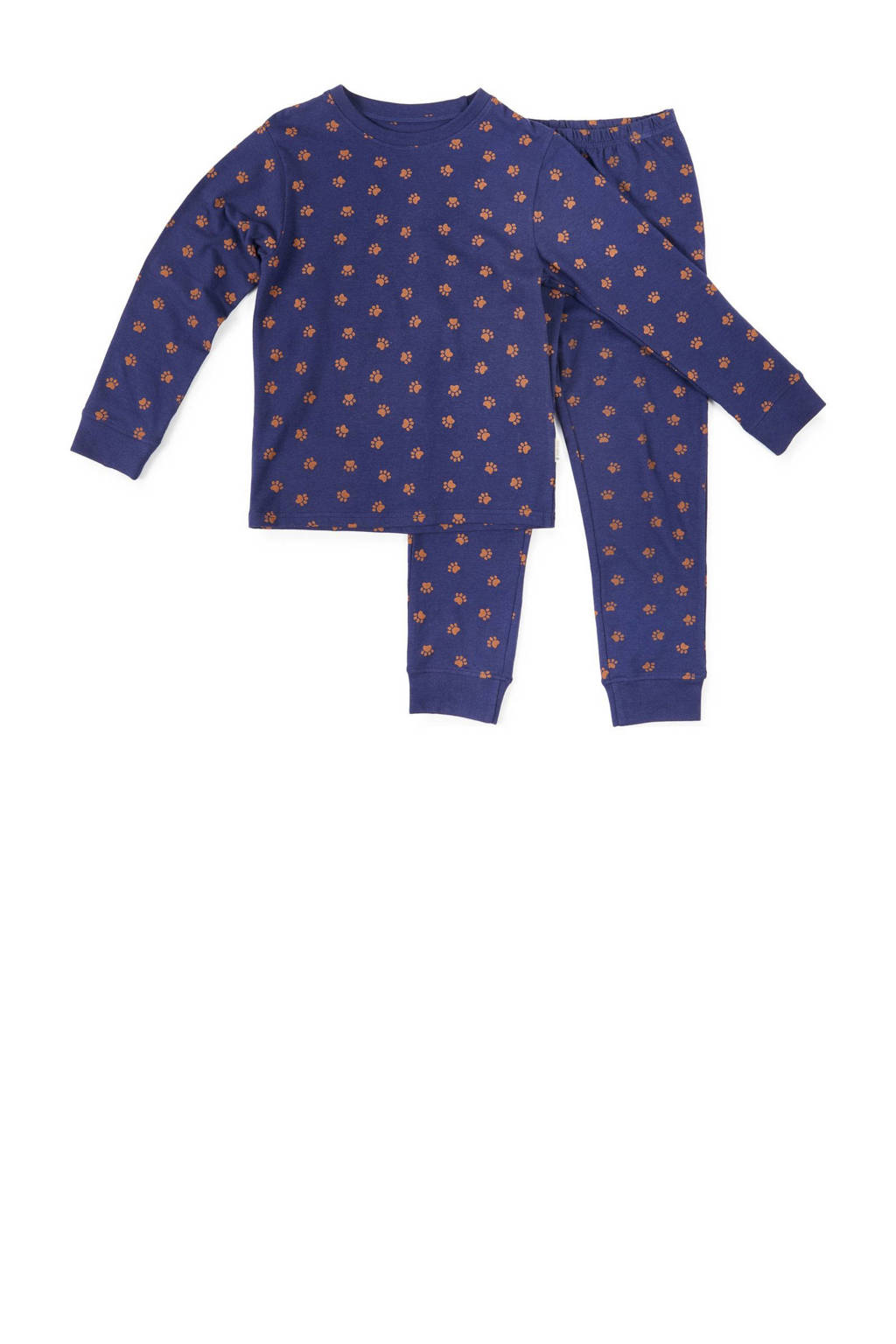 Little Label pyjama met all over paw print
