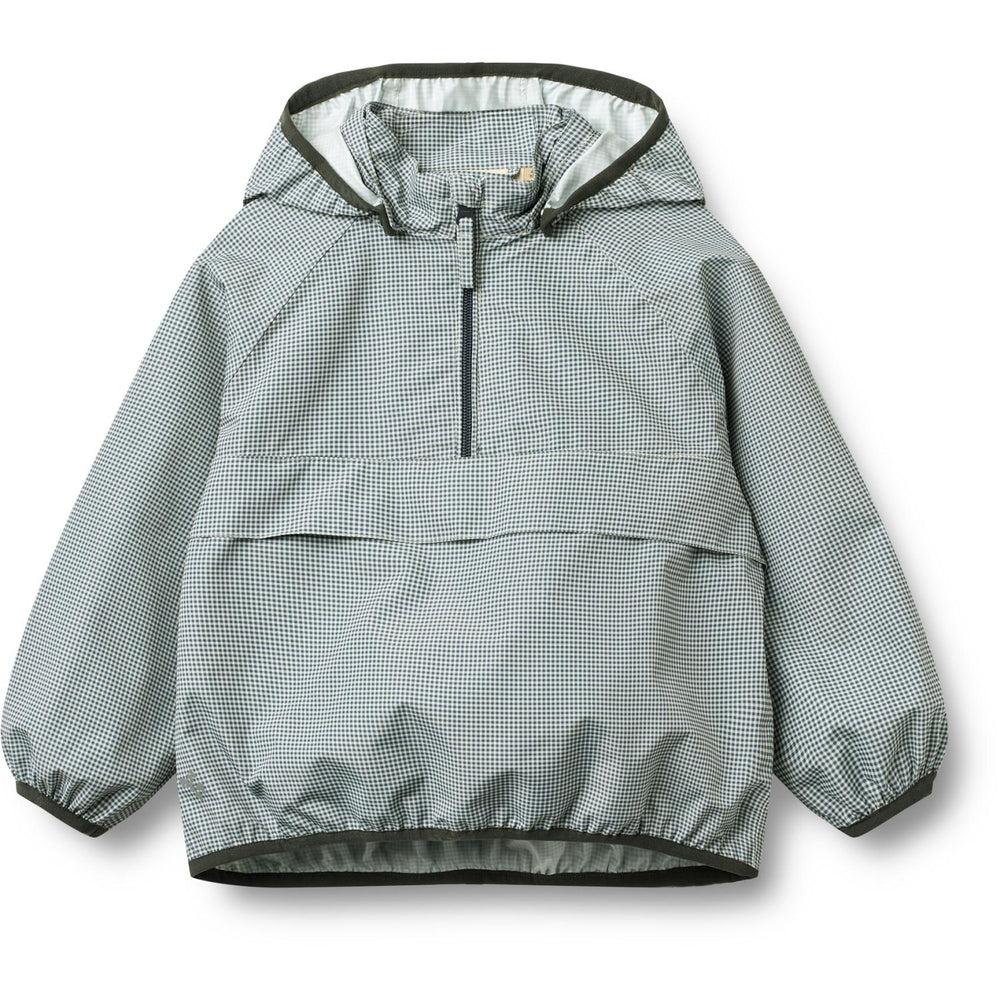 Køb Wheat Blue Check Lightweight Shell Jakke Skyen