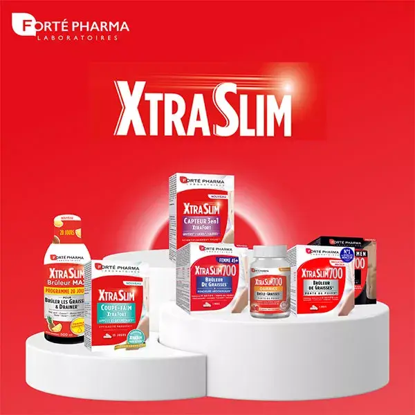 Forté Pharma Xtraslim 3 em 1 Bloqueador de Gordura e Açúcar 60 cápsulas