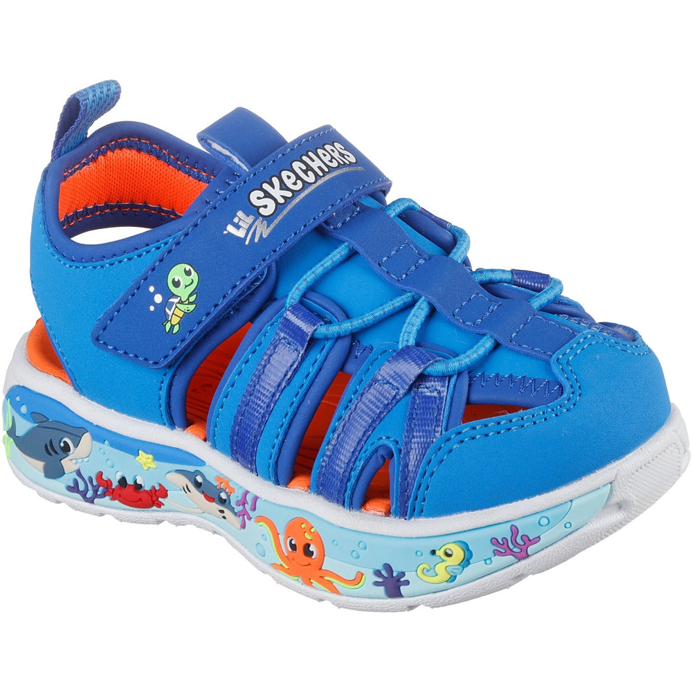 Køb Skechers Blue Play Scene Splash