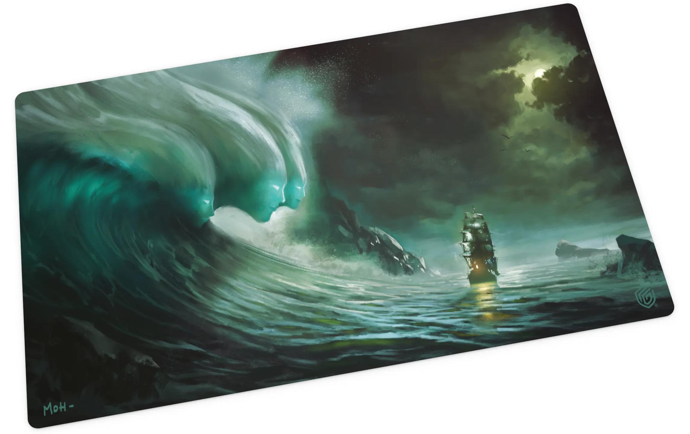 Playmat Artist Edition Spirits of the SeaWeiche und rutschfeste Spielunterlage designt von Maël Ollivier-Henry