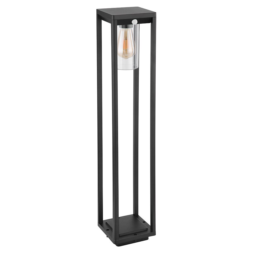Stehleuchte, Bewegungsmelder, ALU-Gestell, schwarz, H 80 cm