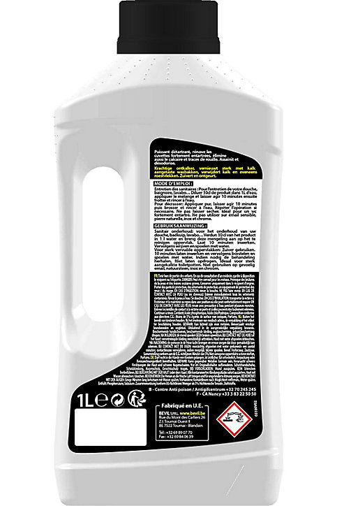 Détartrant industriel concentré pour sanitaires Fulgurant 1L