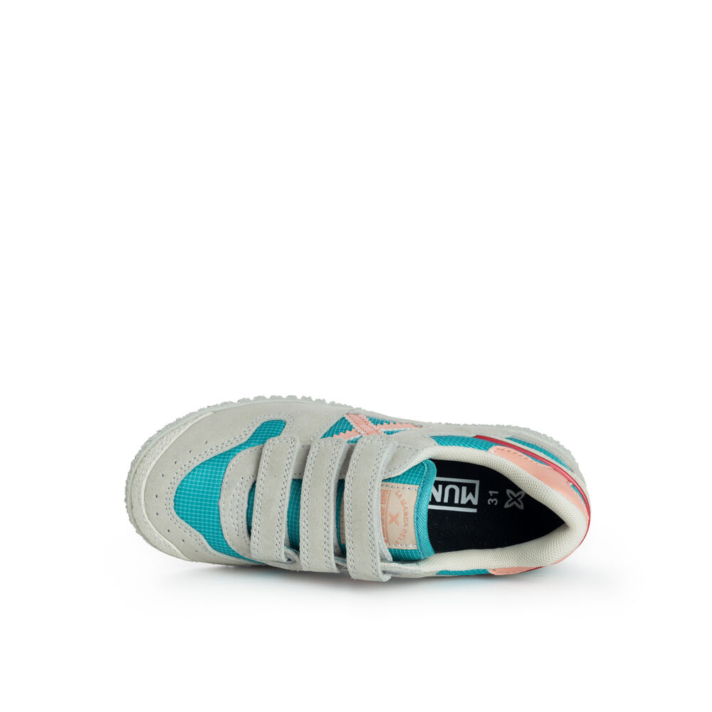 Tênis Munich Mini Goal Vco 8128571 Cinza