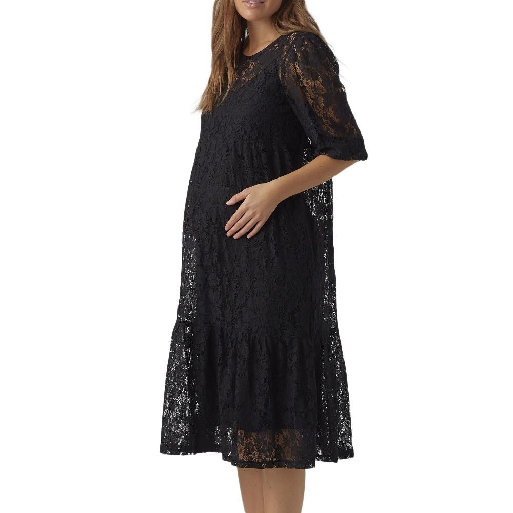 Vero Moda Maternity Robe de Grossesse Noir Femme Vero Moda Marternity Calf