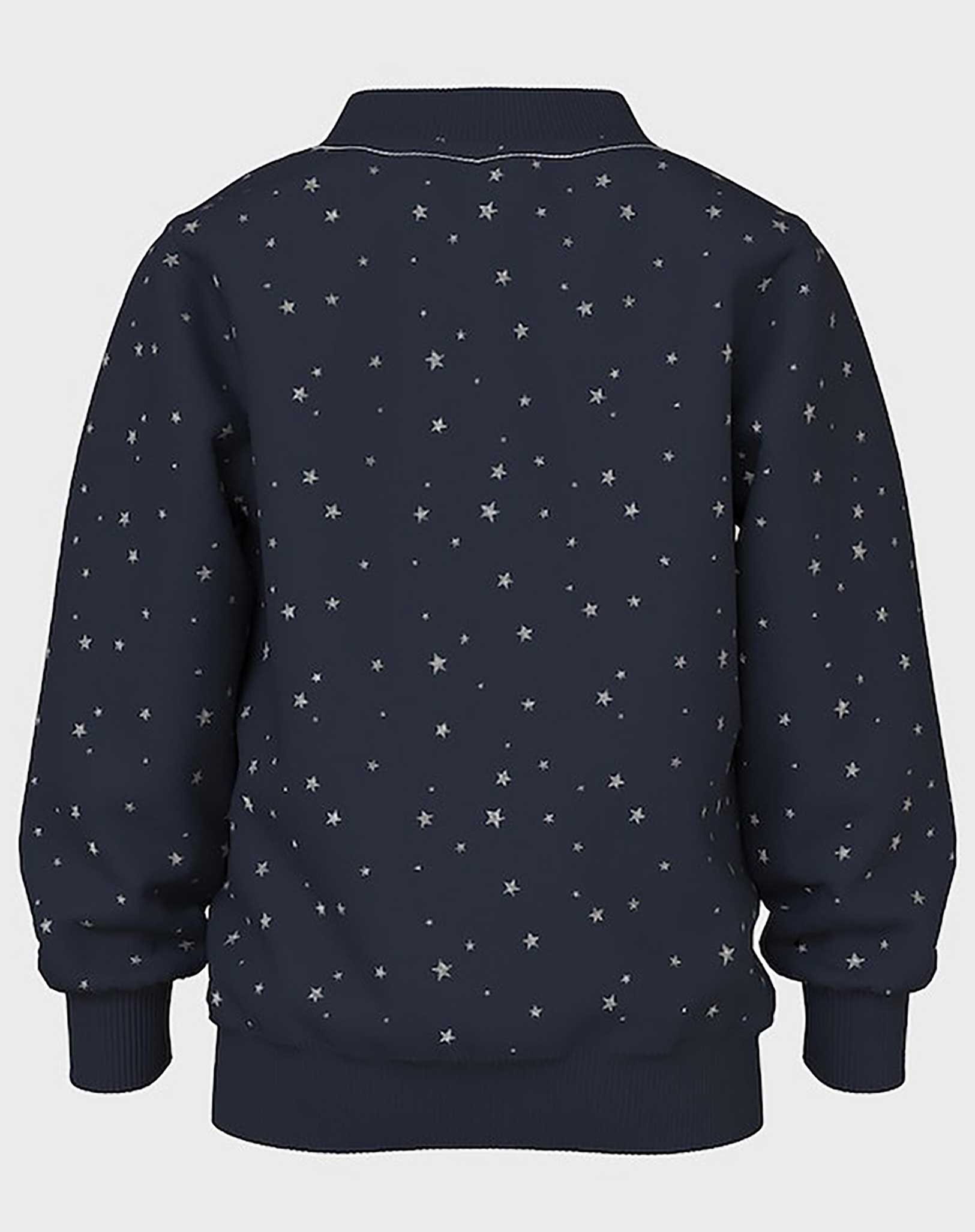 Sweatjacke NMFBELLA STARS in dark sapphire
