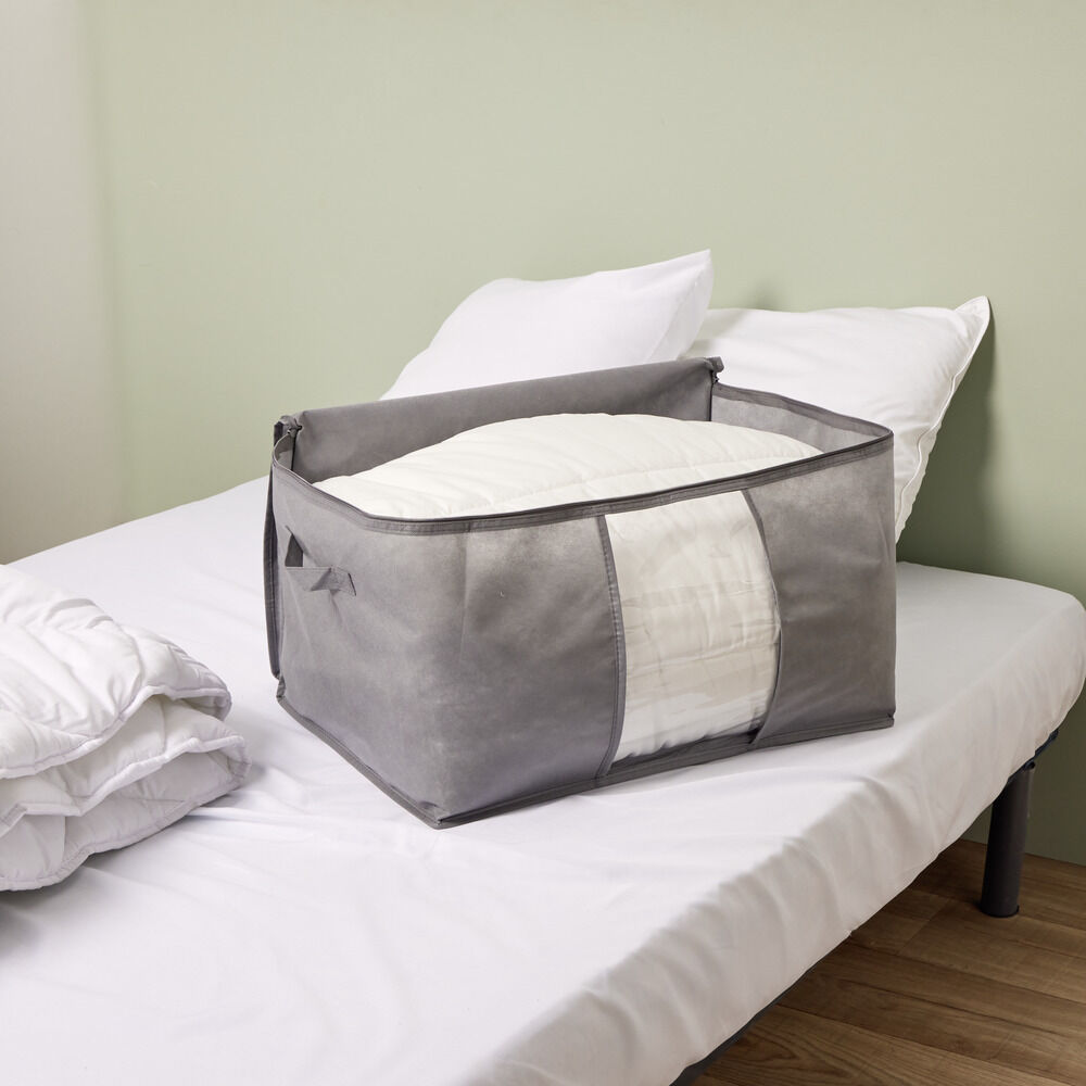 Sac de rangement avec poignées et fermeture à glissière 59x40x35cm