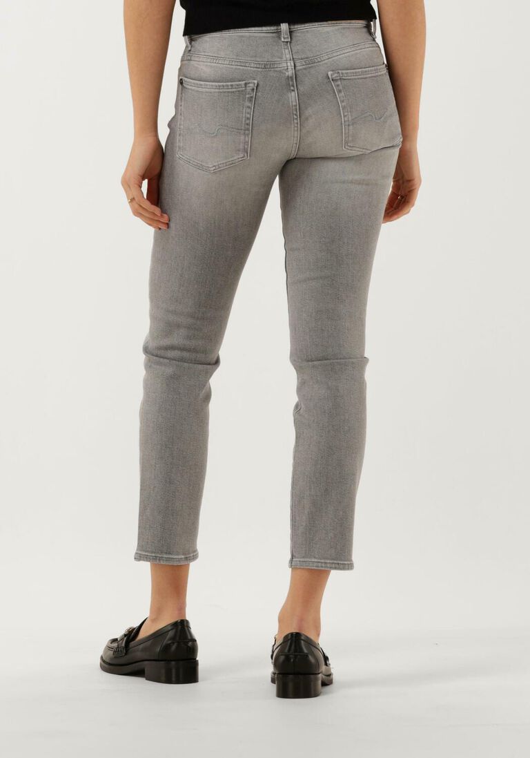 7 FOR ALL MANKIND grijze 7 for all mankind slim fit jeans roxan ankle luxe vintage moonlit