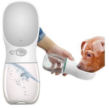 Vannflaske til Hund / Hundeflaske 350ml - Green