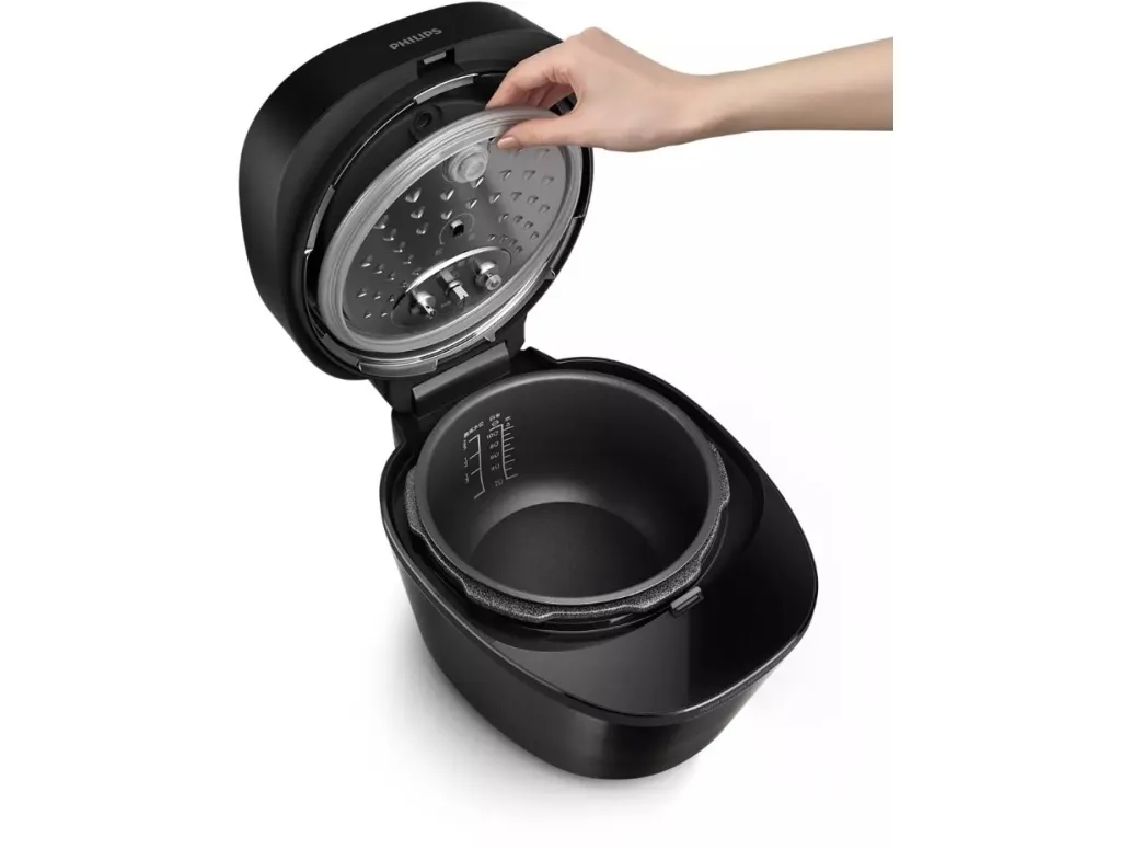 Philips HD2151 All-in-One - Multifunktionelt kogeapparat - 5 liter - 1 kW - sort