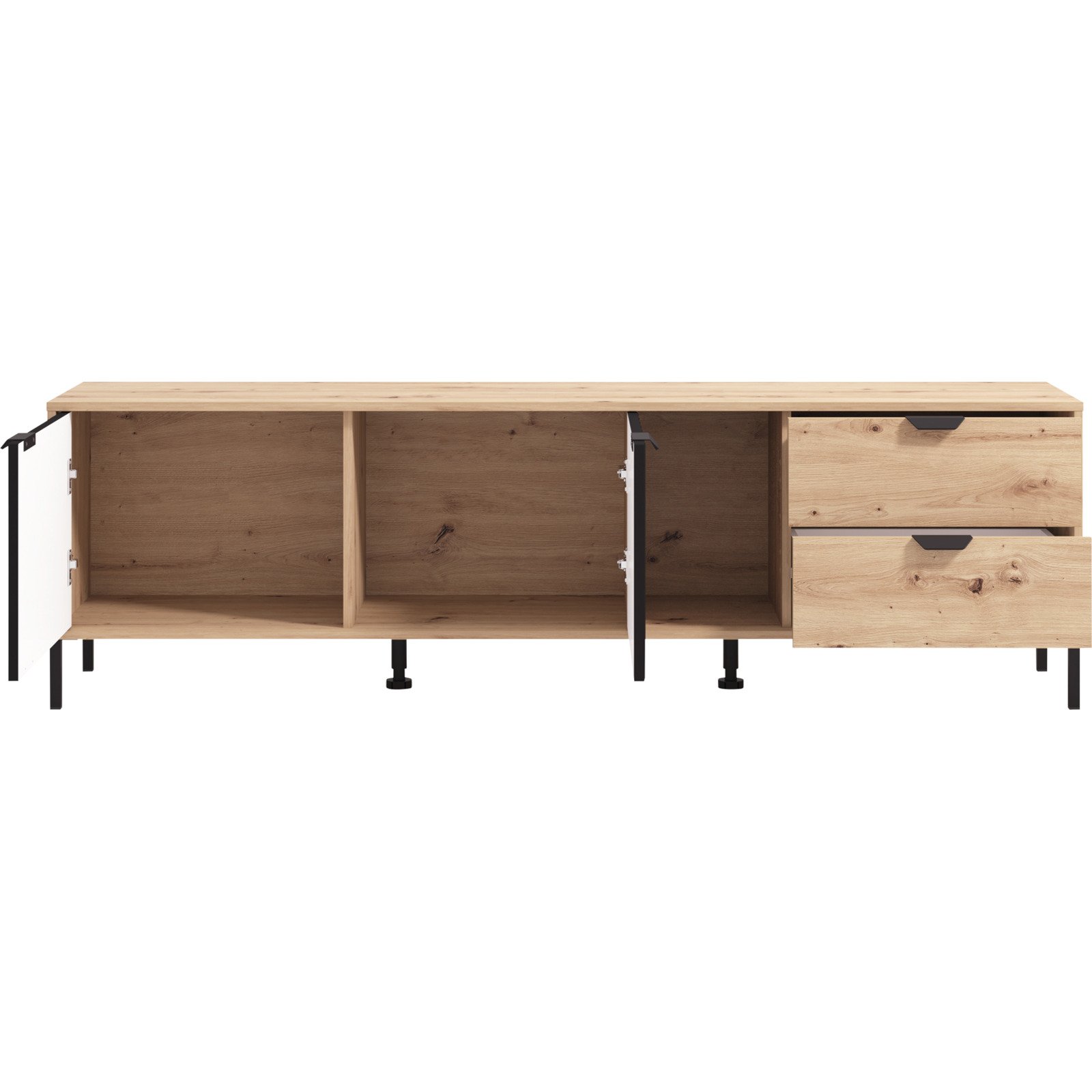 TV-Möbel Vandea, Dekor Eiche Artisan, 182,5 cm