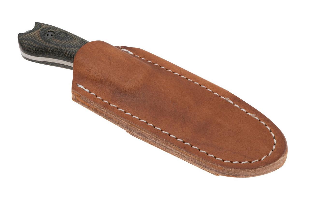 Bradford Knives Guardian 3, CPM-Magnacut High Hardness, Sabre Grind, Stonewashed Finish, 3D Camo Micarta, vaststaand mes