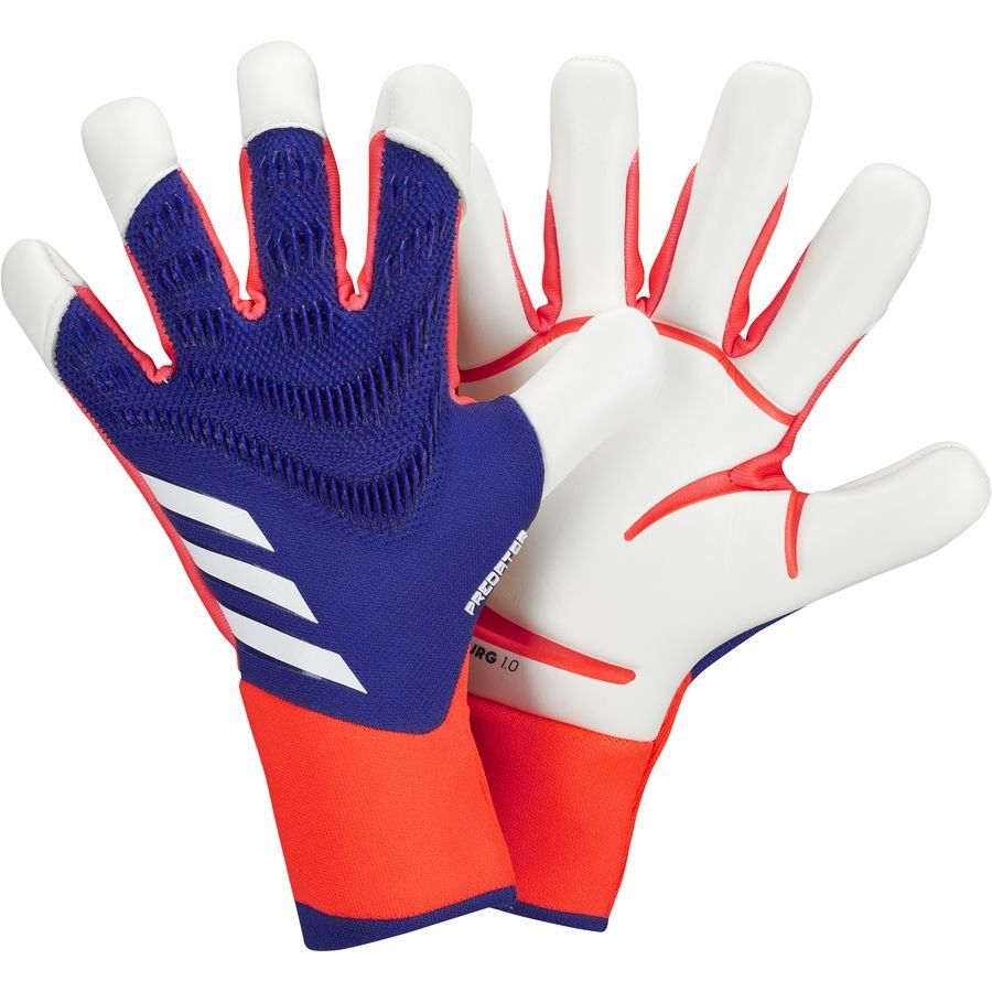 adidas Gants de Gardien Predator Pro Hybrid PC Advancement - Bleu/Rouge/Blanc