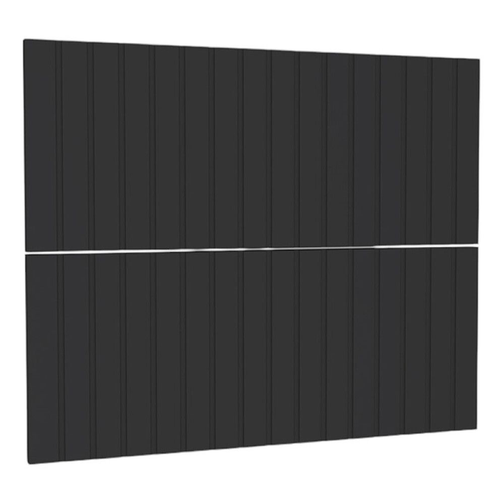 SKUFFEFRONT RIVA FOR SERVANTSKAP AGNES 60CM RILLET SVART MATT 2STK/PK