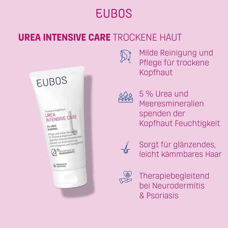 Eubos Trockene Haut Urea Shampoo 5%, 200 ml