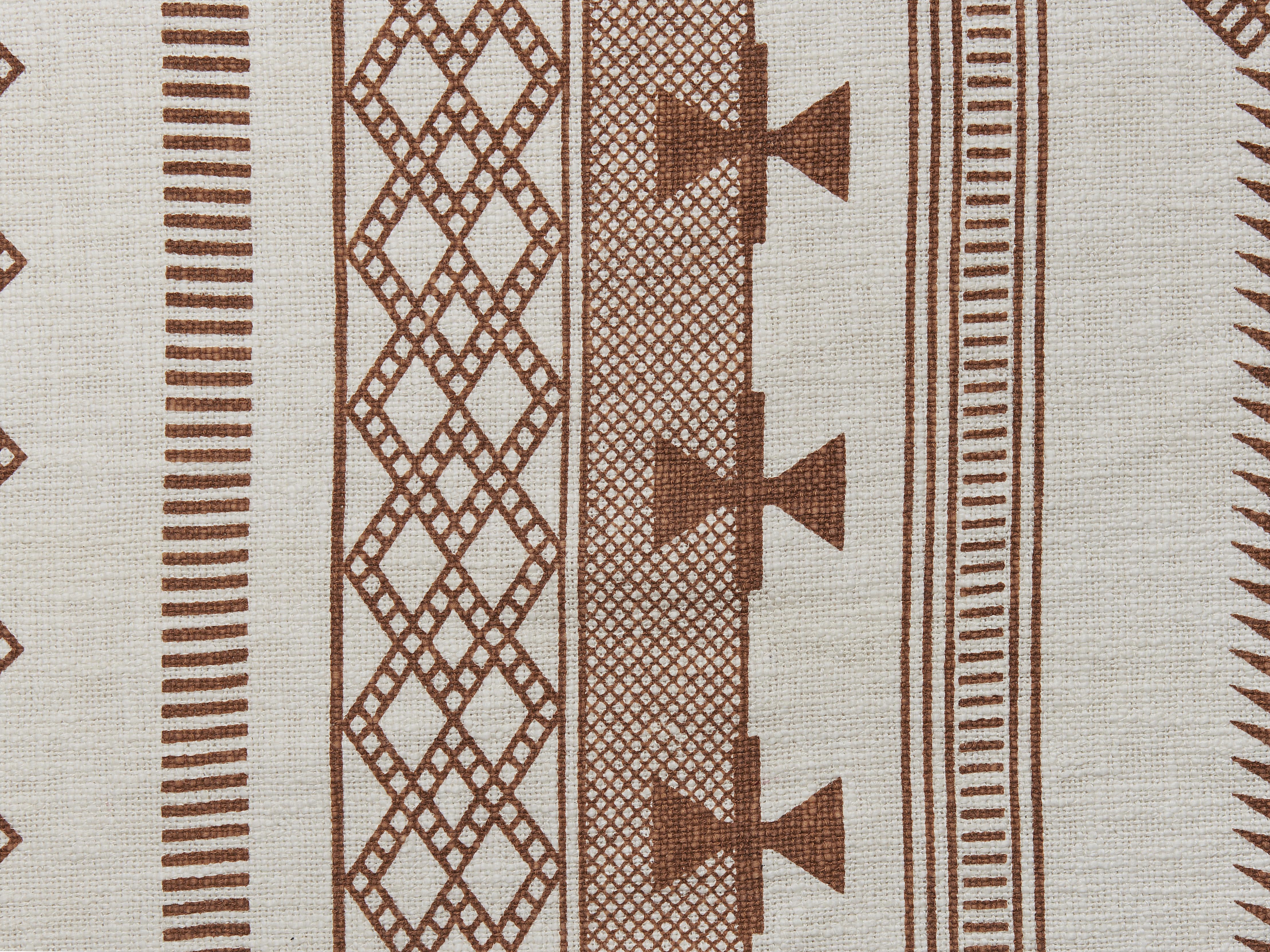 Plaid JORHAT Katoen 130 x 180 cm Beige