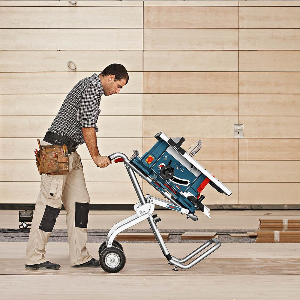 BOSCH Table Saw Stand Folding Trolley Gravity Rise GTA60W
