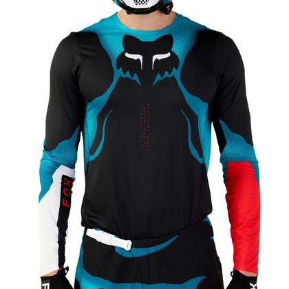 Maillot cross Fox FLEXAIR - WITHERED 2024 - Noir