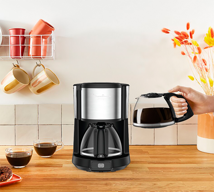 Cafetière Moulinex Subito select inox FG370811 électrique + offre cadeaux