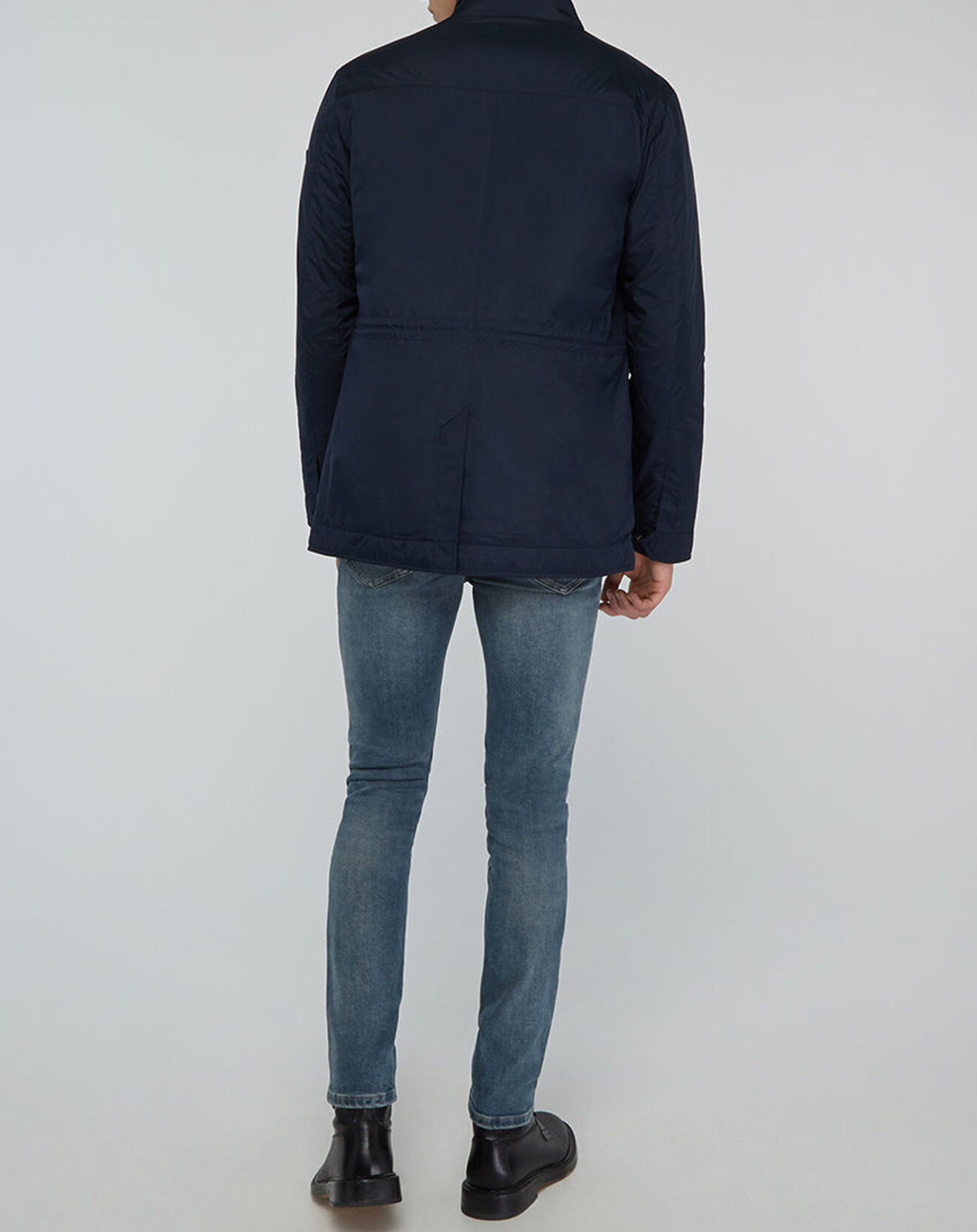 Hackett London Veste Saharienne légère bleu marine