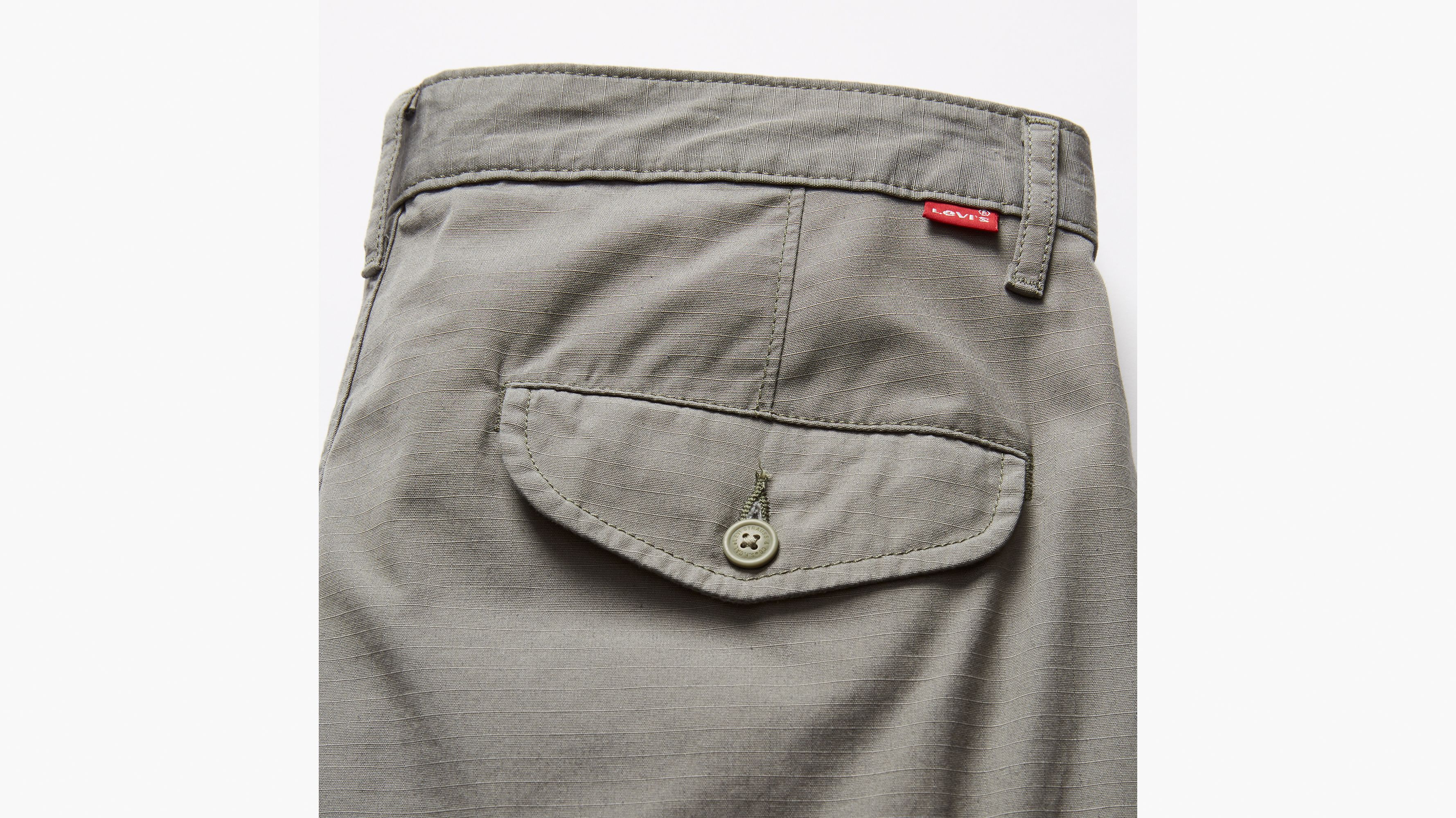 Short Carrier cargo - Smokey Olive Non-Stretch Ripstop - Gris