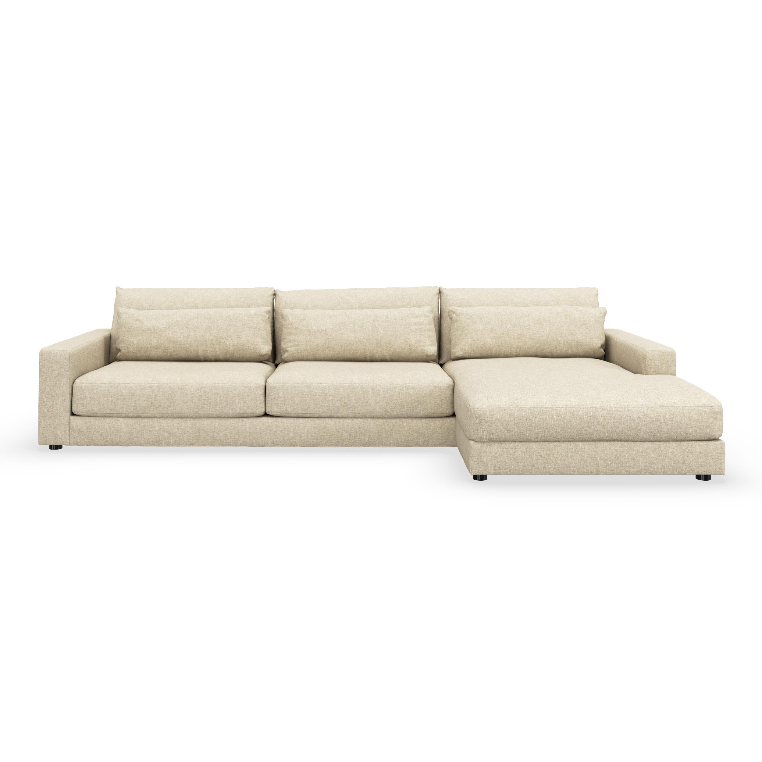 Halmstad højrevendt sofa med chaiselong
