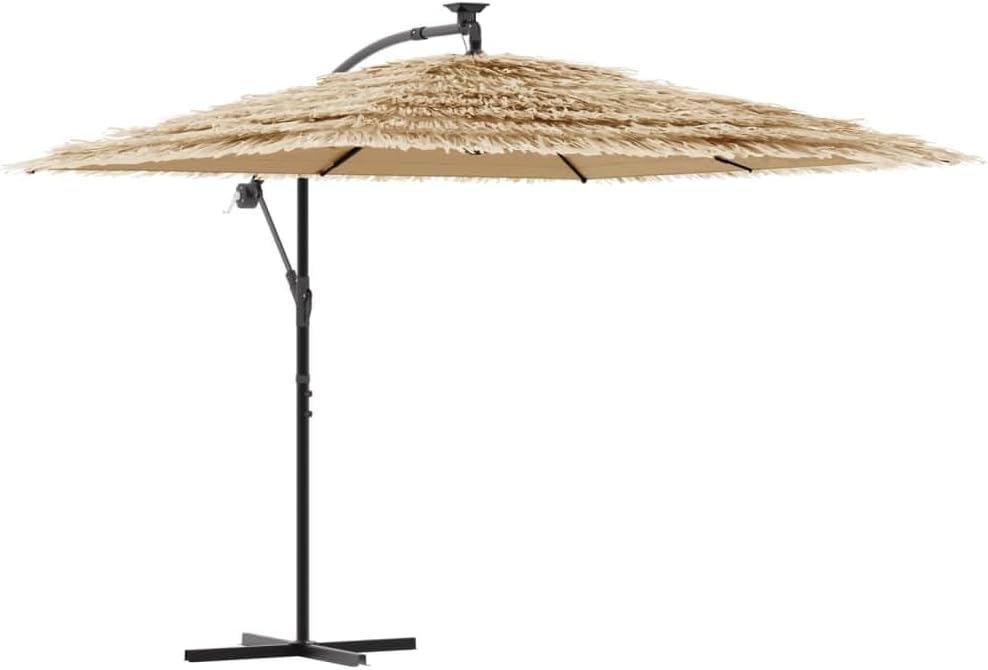 vidaXL Sonnenschirm mit Stahlmast Braun 269x269x235 cm