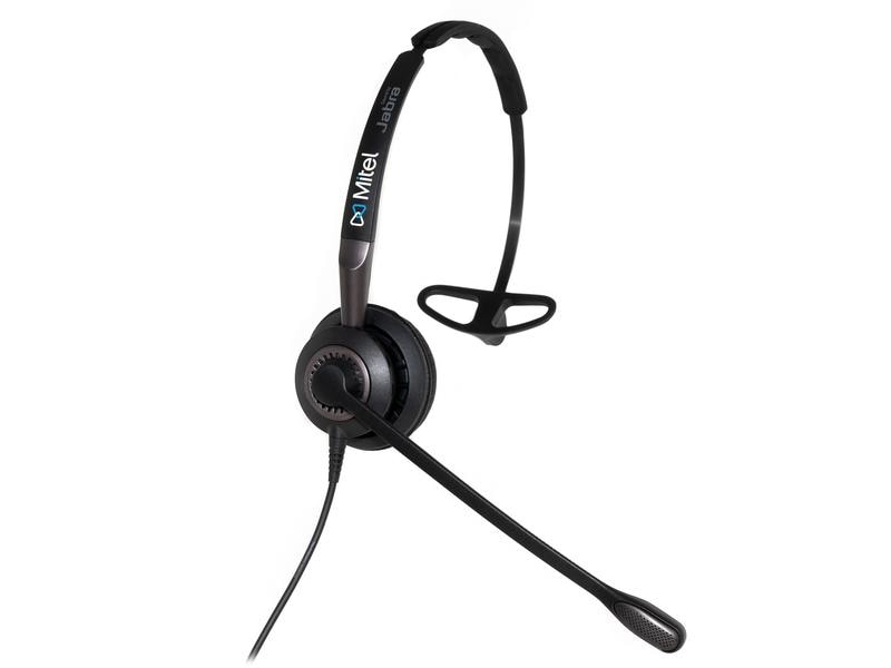 MITEL Headset H20 Mono - RJ9 Langlebig für den Einsatz von leistungsstarken Contact Center-Agenten