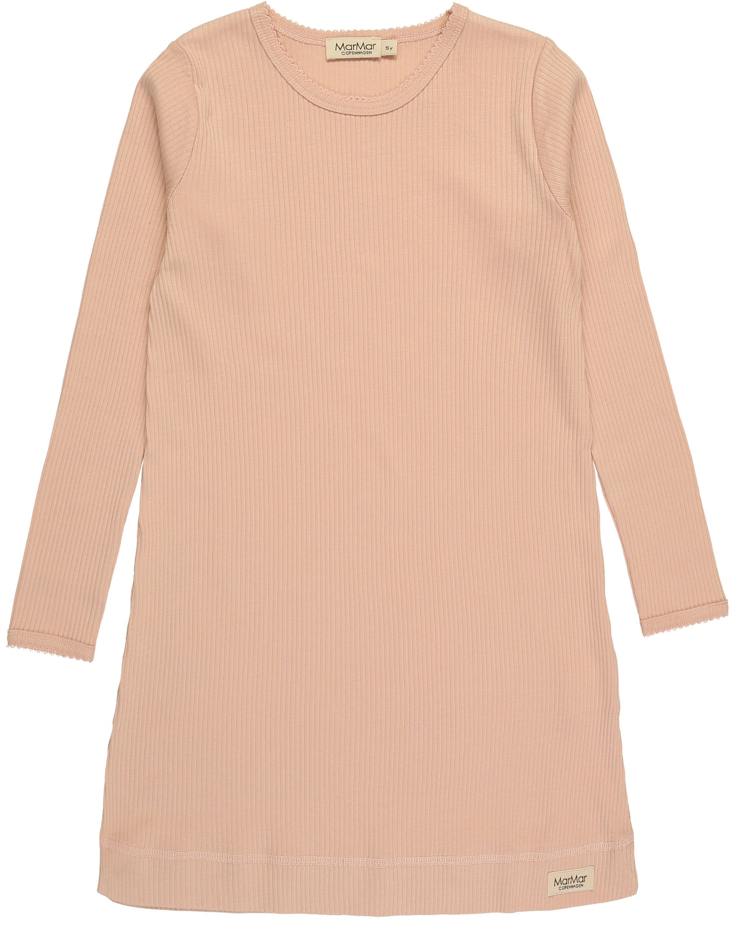 Nachthemd lang PLAIN RIB in rose