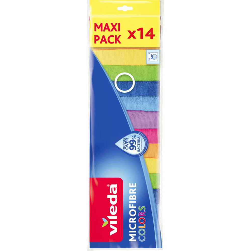 Vileda Microvezeldoek Colors14 stuks